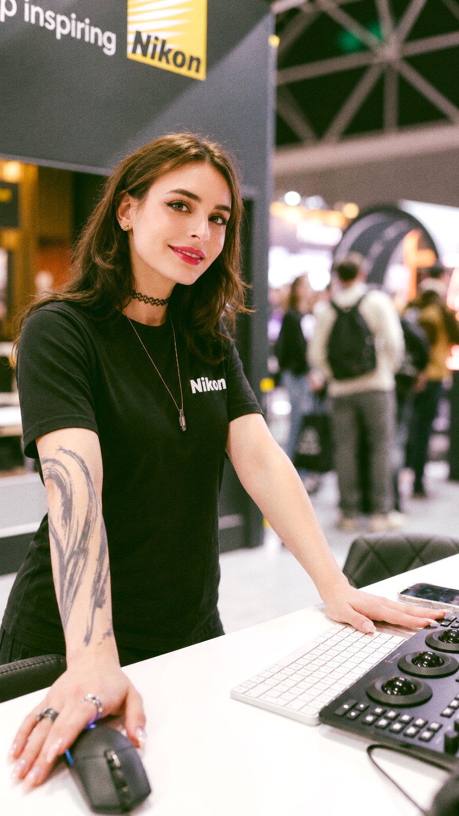 Ari standing during IBC week